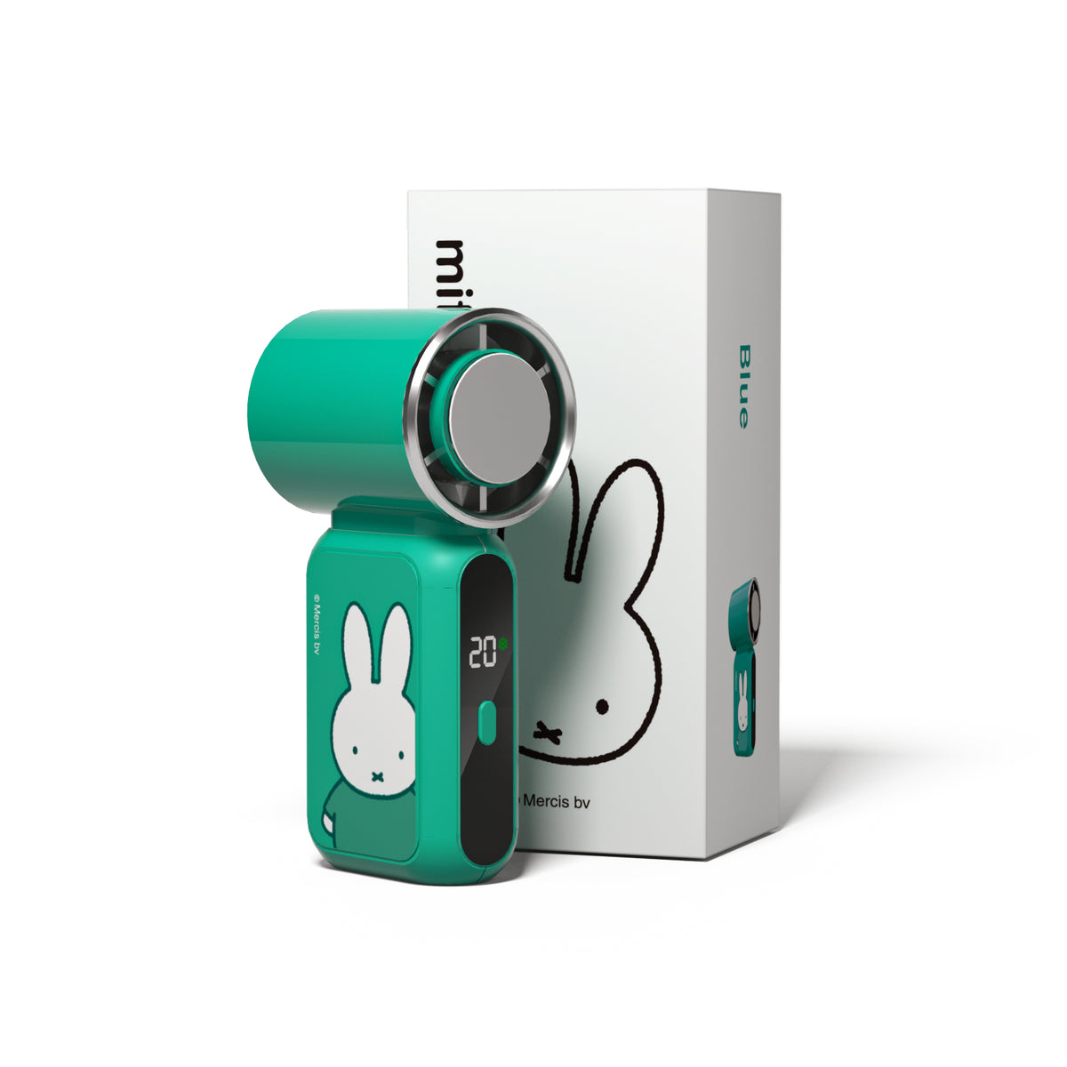 MIFFY Turbo Fan with Ice Pad Cooling USB-C recharging strong