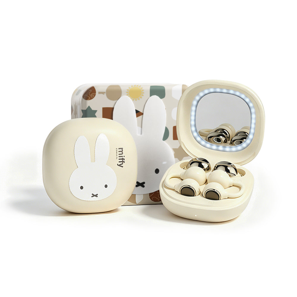 Miffy 2-in-1 Twin Pair Wireless Bluetooth Earbuds with LED Mirror