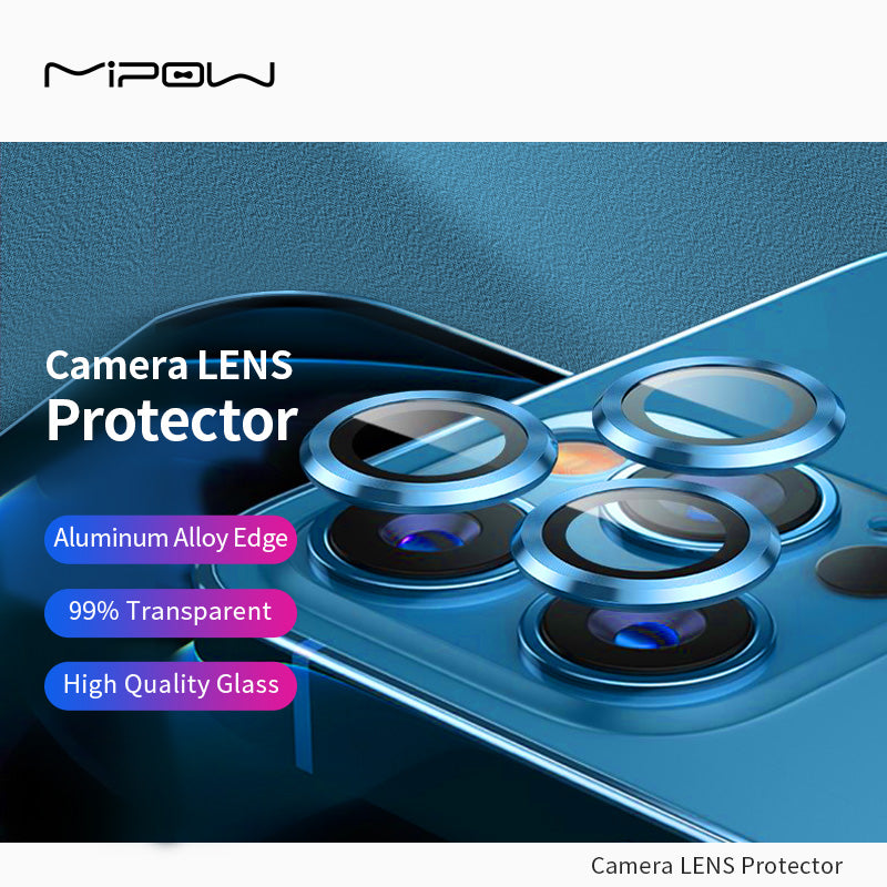MIPOW KingBull Camera Lens Protector for iPhone 15 and iPhone 15 Plus