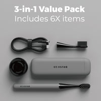 SlimPro i4 Electric Toothbrush /Grey - MIPOW
