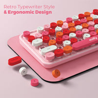 104 Keyboard, Mouse, & Large-Desk-Pad/ PINK