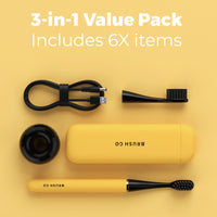 SlimPro i4 Electric Toothbrush /Yellow - MIPOW