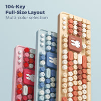 104 Keyboard, Mouse, & Large-Desk-Pad/ PINK