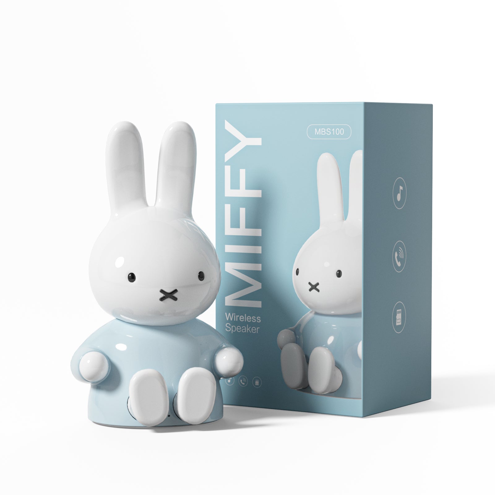 ミッフィー Mipow X Miffy ミッフィー Figurine Bluetooth Speaker TF Card Decor