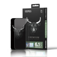 Premium 3D HD Silk Tempered Glass for iPhone 16 - MIPOW