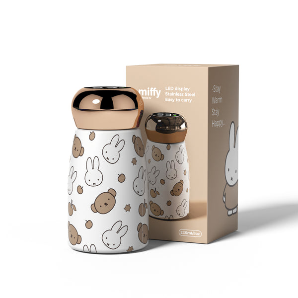 Miffy Mini Thermos Bottle insulated bottle LED Temperature Display