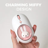 MIFFY Dual Mode Wireless Mouse (2.4GHz + Bluetooth 5.0) PINK