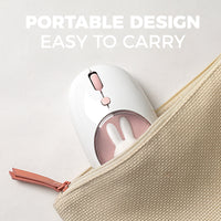 MIFFY Dual Mode Wireless Mouse (2.4GHz + Bluetooth 5.0) PINK