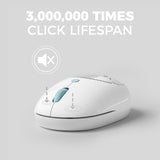 MIFFY Dual Mode Wireless Mouse (2.4GHz + Bluetooth 5.0) PINK
