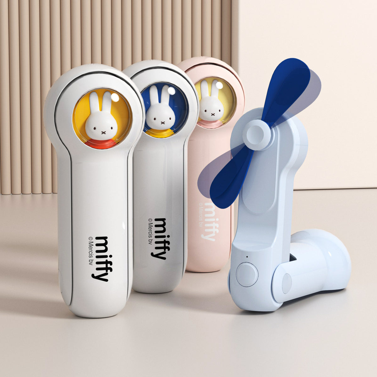Min Fan3 Miffy Portable Folding MINI Fans Handheld USB Charging Pocket min Fan ...