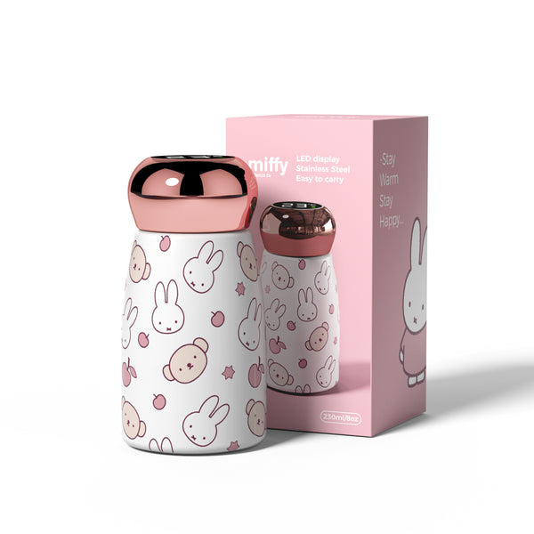 Miffy Mini Thermos Bottle insulated bottle LED Temperature Display