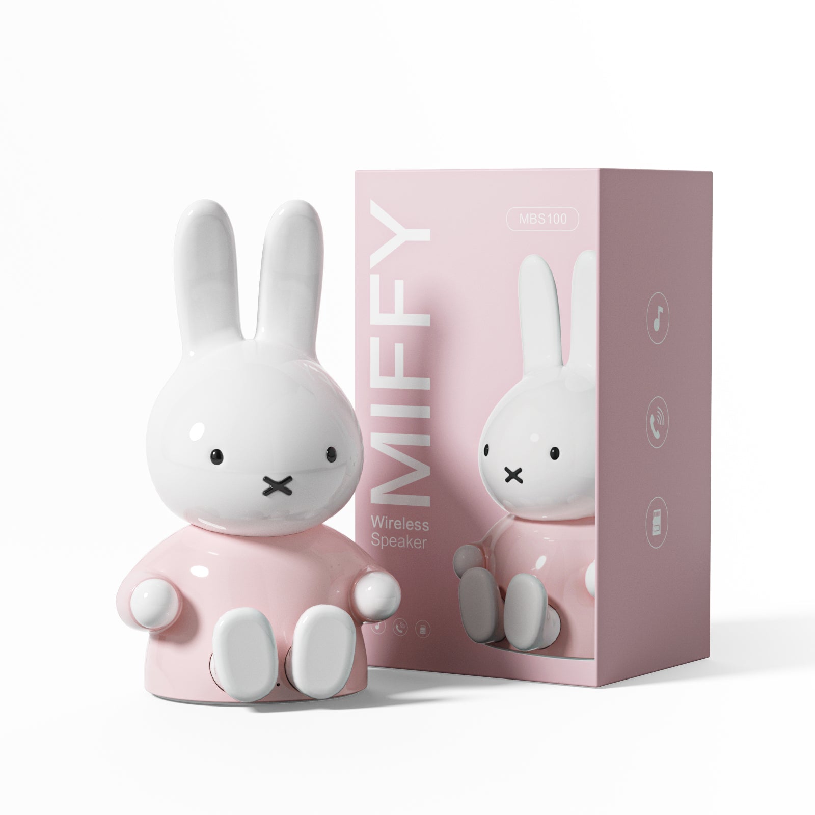 Mipow X Miffy ミッフィー Figurine Bluetooth Speaker TF Card Decor