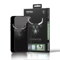 Premium 3D HD Silk Tempered Glass for iPhone 16 - MIPOW