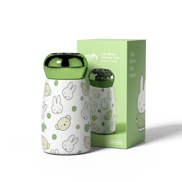 Miffy Mini Thermos Bottle insulated bottle LED Temperature Display