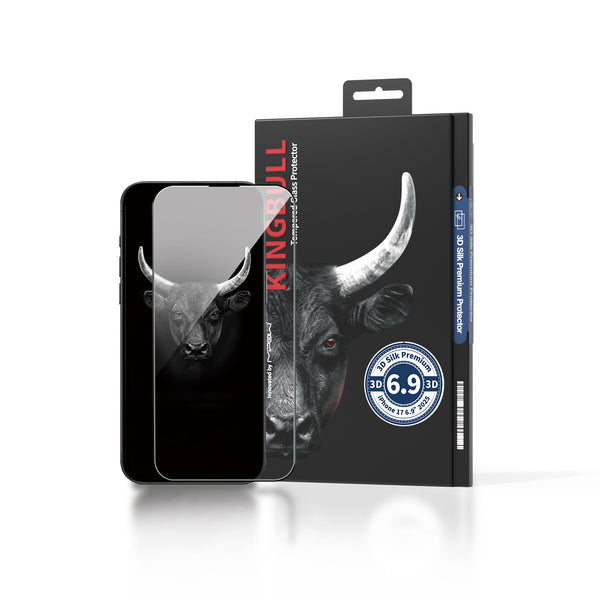 3D Premium Silk Tempered Glass for iPhone 17