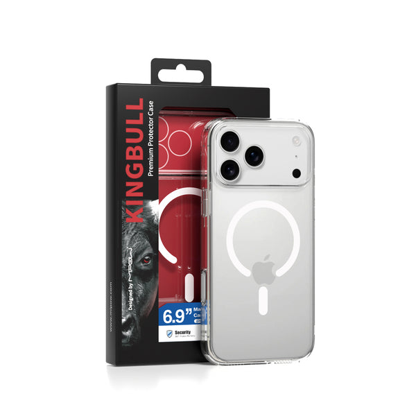 Transparent MagSafe Case with Button Control for iPhone 17