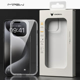 Crystal Clear Tempered Glass Case for iPhone 15/14 - MIPOW