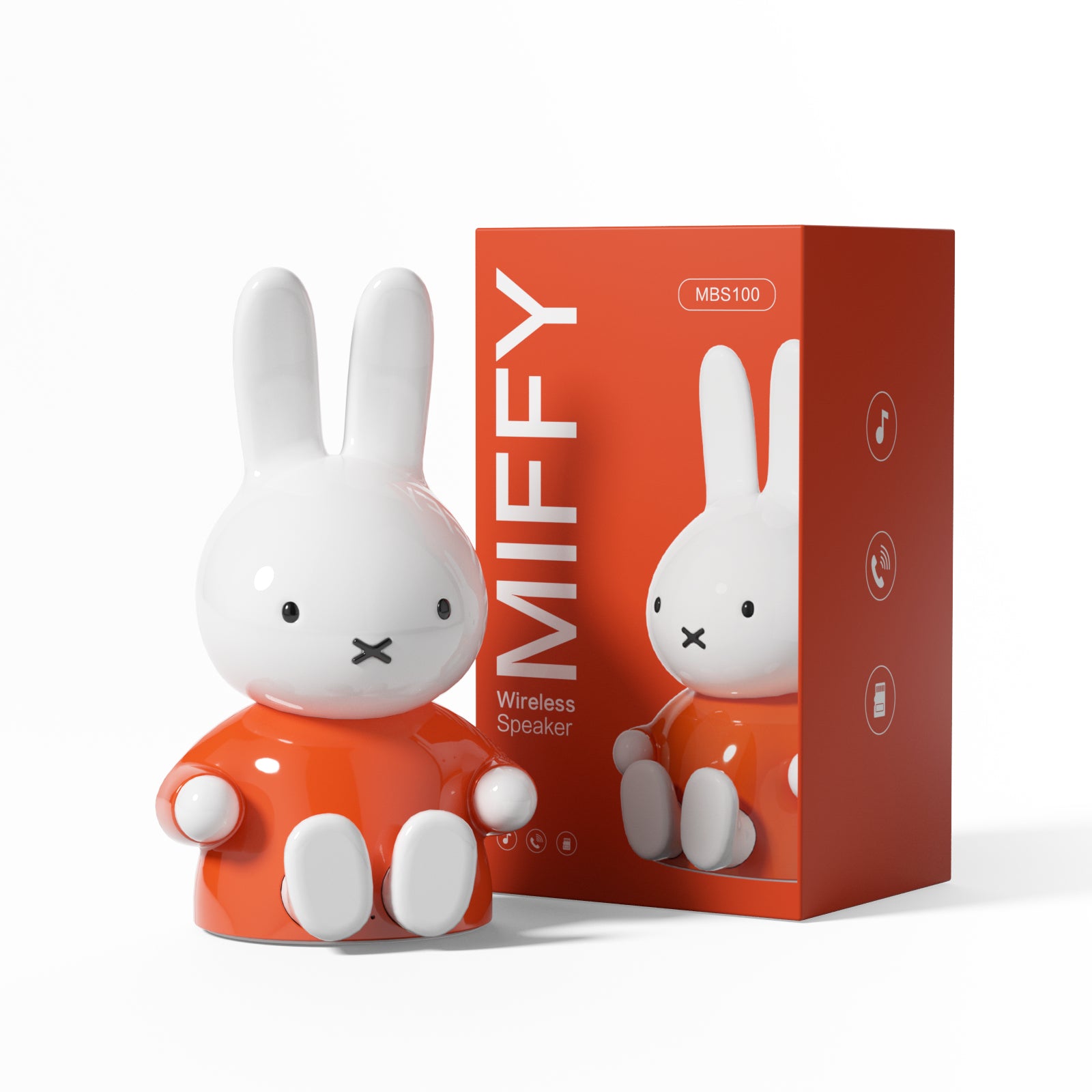 Mipow X Miffy ミッフィー Figurine Bluetooth Speaker TF Card Decor