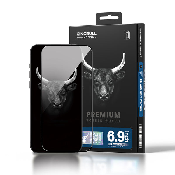 HD Anti-Glare Premium Tempered Glass for iPhone 16 - MIPOW