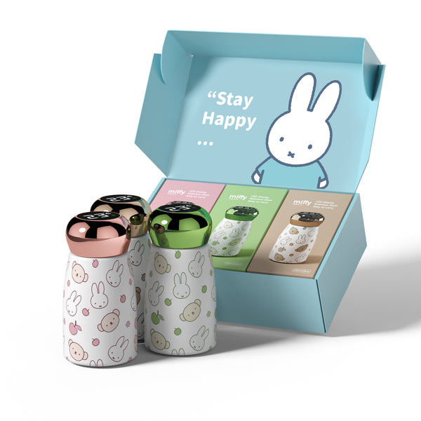 ミッフィー　THERMOS Miffy Mini Thermos Bottle insulated bottle LED Temperature Display