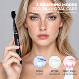 BRUSGO i4-Mini Electric Toothbrush - Black - MIPOW
