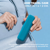 BRUSGO i4-Mini Electric Toothbrush - CYAN - MIPOW