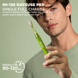 BRUSGO i4-Mini Electric Toothbrush - GREEN - MIPOW