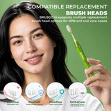 BRUSGO i4-Mini Electric Toothbrush - GREEN - MIPOW