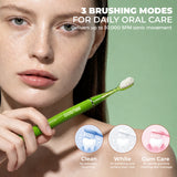 BRUSGO i4-Mini Electric Toothbrush - GREEN - MIPOW