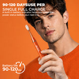 BRUSGO i4-Mini Electric Toothbrush - ORANGE - MIPOW