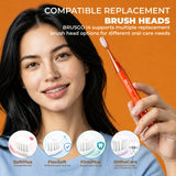 BRUSGO i4-Mini Electric Toothbrush - ORANGE - MIPOW