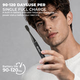 BRUSGO i4-Snap Electric Toothbrush - Black - MIPOW
