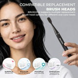 BRUSGO i4-Snap Electric Toothbrush - Black - MIPOW