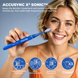 BRUSGO i4-Snap Electric Toothbrush - Blue - MIPOW