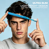 BRUSGO i4-Snap Electric Toothbrush - Cyan - MIPOW