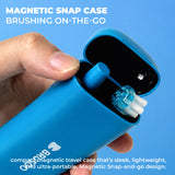 BRUSGO i4-Snap Electric Toothbrush - Cyan - MIPOW
