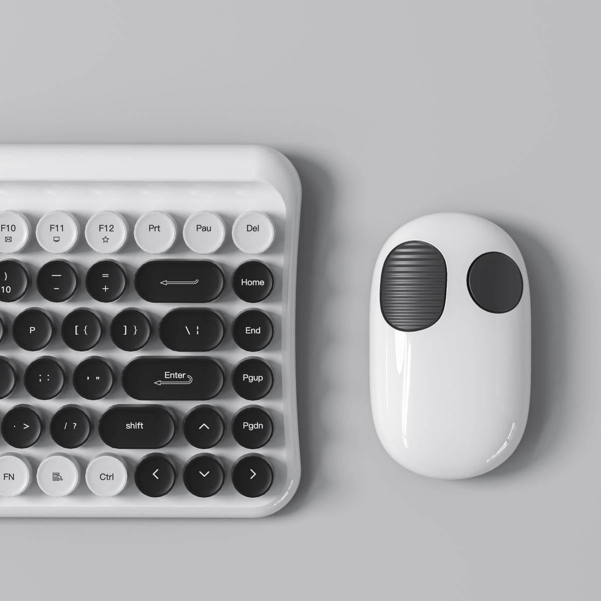 MIPOW wireless Smart Touch Scroll Mouse & Keyboard, 2Connections ...