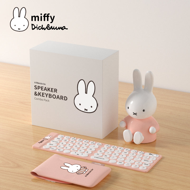 ミッフィー　miffy foldable keyboard MIPOW x Miffy Foldable Bluetooth Keyboard + bluetooth