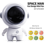 SPACEMAN Portable Neck FAN + DIY 3D STICKERS - MIPOW