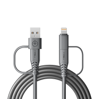 Multi-Plug 65W Cable for iPhone, iPad, & Macbook - MIPOW