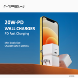 20W Mini-Cubic Wall Charger - MIPOW